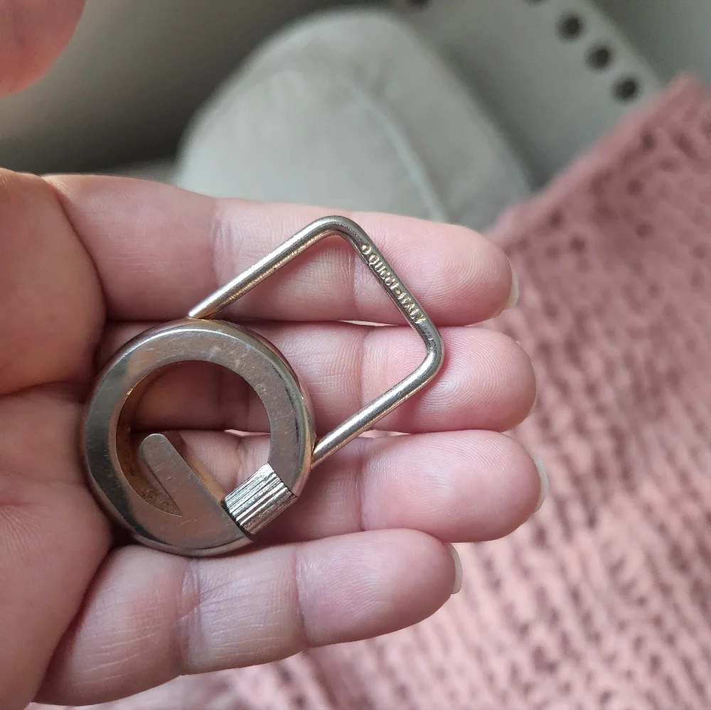 Gucci Silver and Gold Belt Buckle Vintage
